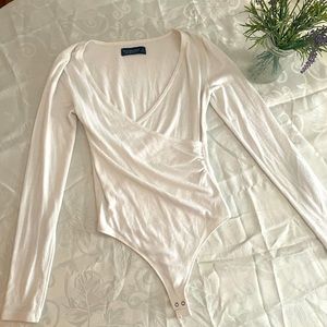 Abercrombie and Fitch Cream Bodysuit